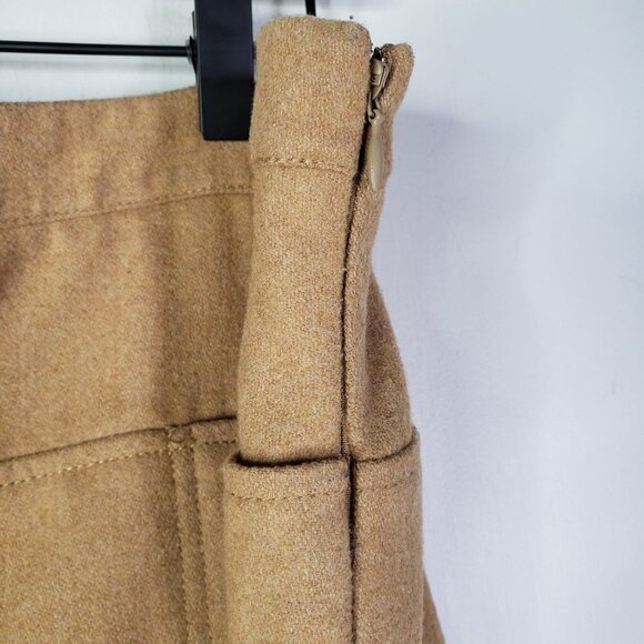 Vineyard Vines Wool‎ Pencil Mini Skirt 16 Tan Khaki - Picture 3 of 7